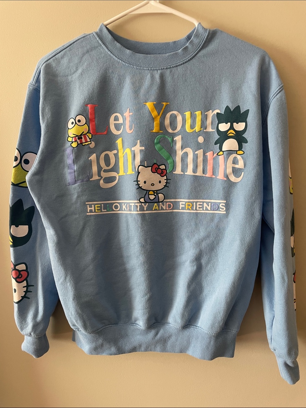 Hello Kitty & Friends Sanrio Graphic Sweatshirt Blue Size S